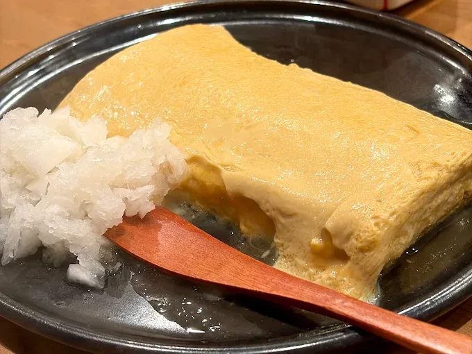 鶏出汁のだし巻き